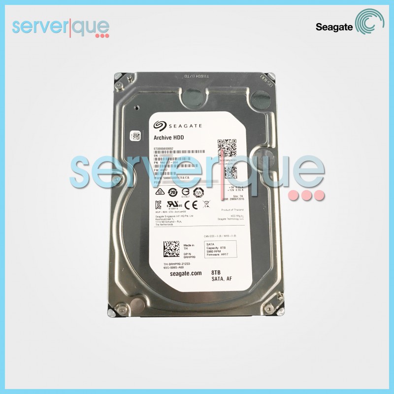 ST8000AS0002 Seagate Archive 8TB 5.9K RPM SATA 6Gbps 128MB Cache